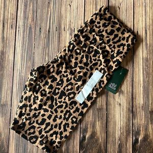 NWT Wild Fable Leopard Print Cotton Bike Shorts M